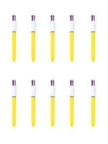 1/20/50pcs Multi-Color Customized Office & School Supplies Ballpoint Pen, 4-In-1 Plastic Ballpoint Pen For Journaling, Highlighting, Marking, Convenient To Carry, Ideal Gift For Family, Colleagues, Friends, Mom, Dad, Pen Pals, Christmas, Thanksgiving,Diy - Multicolor - View 23