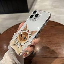 Funda para teléfono con impresión UV, diseño creativo transparente de mamá gata, compatible con modelos de  16, 16 Plus, 16 Pro, 16 Pro Max, 13, 13 Pro, 13 Pro Max, 12, 12 Pro, 12 Pro Max, 11, 11 Pro, 11 Pro Max. - Color mezclado 1-1026 - Ver 8