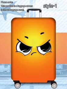 1件装300克旅行系列印花行李箱套，商务出行、夏季旅行和返校季旅行的理想之选。耐用、防刮的涤纶材质，男女通用，有效防尘且易于清洁。户外度假必备旅行配件（适用于20-28英寸行李箱）。 - 彩色 - 查看 44