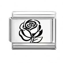 1件装DIY模块化手链，饰有心形、动物、字母元素，适合作为派对礼物送给朋友/情侣，适用于圣诞节、新年、万圣节、情人节等节日，设计精美，不锈钢材质。 - M291557 M292019 M292020 - 查看 10