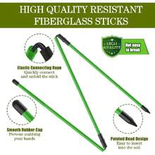 Golf Alignment Sticks 2 Pack,Upgraded 48" Collapsible Alignment Stick Golf Training Aid For Aiming, Putting, Swing Trainer, Golf Training Sticks With Clear Tube Case,36292103 - 薄荷綠 - 查看 2