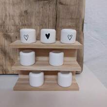 SILIKE LUFEI 1 buah Cetakan Silikon Tempat Lilin Halus Klasik DIY Kerajinan Tangan Tempat Lilin Teh Cetakan Tempat Lilin Resin Epoksi Plester Beton Dekorasi Rumah Dekorasi Meja - cetakan silikon - View 5