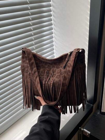 Large Capacity Fashionable Minimalist Elegant Shoulder Bag, New Korean Style Underarm Tote Bag For Women