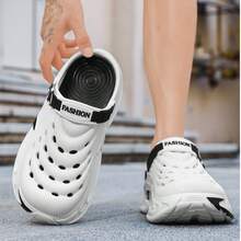 Dép xăng đan nam thời trang, đế dày, thoáng khí, nhẹ, kiểu dáng casual (Khuyến nghị đặt mua lớn hơn một size) - trắng - Xem 4
