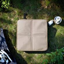 1pc Random Foldable Seat Cushion, Portable Fabric Outdoor Mat For Picnic, Camping, Hiking, With Hook For Easy Carrying, Cute Small Gift For Birthday, Wedding And Other Celebrations - Multicolor - View 5