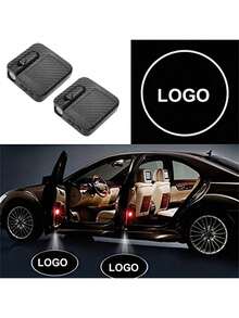Wireless Car Door Logo Projector - High Definition Laser Welcome Light, With Angel Wings, Carbon Fiber Design, Battery Powered - Multicolor - View 17