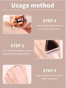 10件套化妆刷套装包含2支密实柔软的粉底刷、6个小巧的化妆海绵和2个散粉扑。专业粉底刷，适用于液体和膏状产品。