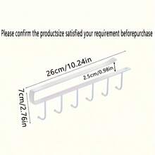 2/1 خطاف تخزين مطبخ، حامل ملاقط القماش، رف تخزين المطبخ، اكسسوارات تخزين الخزانة، رف خفاقة البيض، رف تصريف القماش، أدوات مطبخ صغيرة، حامل الأكواب، خطاف الأكواب، هدية عيد الحب - متعدد الألوان - مشاهدة 8