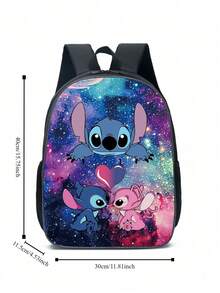 Cartoon Animation Stitch Stitch Three Pieces School Bag Primary And Secondary School Students Backpack Back To School Backpack