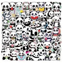 60pcs Panda Stickers, Waterproof Vinyl Stickers Decals For Laptop Water Bottle Phone Luggage, Cute Cartoon Stickers Pack - Multicolor - View 3