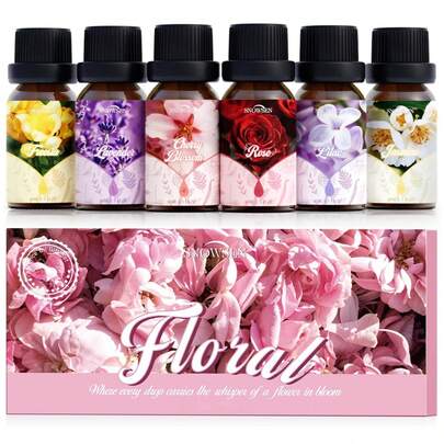 1/6/12pcs Aceites Esenciales de Aromaterapia para Cada Celebración - Fragancias Naturales para Difusor, Velas y Humidificador - Ambiente Especial en Fiestas Familiares, Cumpleaños y San Valentín