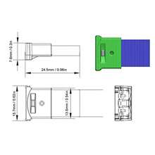 RGB USB Luz Ambiental Interior Coche LED 8 Colores Cambio Dinámico Brillo Ajustable Mini Lámpara Decorativa Para Auto - popular - Ver 5