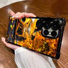 Funda de Teléfono de Coche de Sueño Creativo para S25 S24 S23 S22 S21 S20 FE S20 Ultra A03s A04E/M04 A05s A06 4G A13 4G A15 4G/5G A25 5G A32 4G A55 5G A03 A04 A05 A12/M12 4G A13 5G/A04S A16 4G/5G A35 5G S20 S20 Plus A34 S21 FE Ultra Plus 4G 5G Funda Trasera Transparente Suave a Prueba de Golpes - Colores mixtos - Ver 4