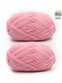 1/2支 5股混色乳白色腈纶纱线，50克/支，柔软多用途，中等粗细的乳白色纱线 - 非常适合手工编织、手工织造、DIY工艺品，可用于DIY钩编包、手提袋、围巾、帽子、毛衣、衣服、拖鞋、鞋子、玩偶、靠垫、钩编毯子、手工钩编项目、DIY小礼物、情人节礼物。