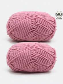 1/2支 5股混色乳白色腈纶纱线，50克/支，柔软多用途，中等粗细的乳白色纱线 - 非常适合手工编织、手工织造、DIY工艺品，可用于DIY钩编包、手提袋、围巾、帽子、毛衣、衣服、拖鞋、鞋子、玩偶、靠垫、钩编毯子、手工钩编项目、DIY小礼物、情人节礼物。