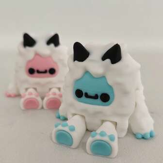 1个/2个经典可动雪人雕像 - 奇幻卡通主题塑料摆件 - 多用途节日装饰 | 美观装饰 | 灵活关节设计，可用作装饰品、桌面摆件、家居装饰、派对礼物、花园装饰，适用于感恩节、新年、情人节、复活节、感恩节礼物/汽车/办公室装饰 | 时尚节日装饰 | 送给男友/女友的独特创意礼物，无需用电