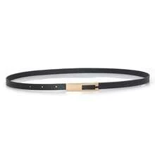 1pc Minimalist Elegant Women's Thin Waist Belt, Suitable For Dresses, Pants - Black - View 2