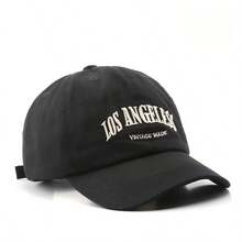 Adjustable Los Angeles Embroidered Baseball Cap - Unisex, Lightweight, Fashionable Sun Hat
