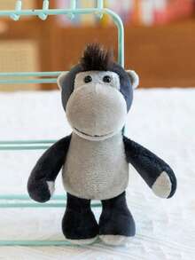 15厘米/5.9英寸毛绒动物 - 丛林动物玩具，包括大象、狮子、老虎、狐狸、猴子、斑马、长颈鹿、河马、犀牛、大猩猩、豹子、浣熊和其他丛林动物，丛林之王。超级可爱的卡通动物毛绒玩具，派对、圣诞节的最佳礼物。 - 彩色 - 查看 16