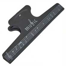 1pc Professional Music Score Clip, High-Grade Music Score Clip, File Folder, Piano Clip, Book File Folder, Musical Note Binder Clip, Piano Music Score Clip, Drum Clip - Heavy-Duty ABS Structure, Ergonomic Handle, Durable & Compact Page Turner, Suitable For Guitar, Drum, Erhu, Violin And Piano - Multicolor - View 9