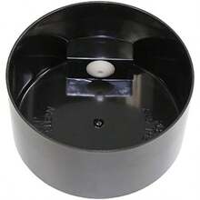 Tightpac America Pawvac 6 Ounce Vacuum Sealed Pet Storage Container; Black Cap & Clear Body/Black Paws(TV3 Patas negras) - Multicolor - Ver 3