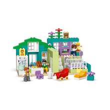 LEGO 乐高得宝小镇3合1现代家庭住宅拼搭玩具套装 - 适合2岁及以上幼儿的益智玩具套装 - 锻炼精细动作技能的学前玩具 - 生日礼物 - 10470 - 10470 - 查看 5