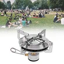 Estufa portatil plegable para acampar quemador de gas al aire libre horno para picnic cocina compacta con bolsa de almacenamiento ideal para barbacoa y viajes - como en la foto - Ver 6