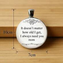 I Need You Mom Keychain - Durable Alloy Touching Message For Moms Perfect For Mother's Day Birthday Christmas Or Just Because Gift - Móc khóa - Xem 3