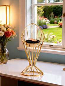 一套现代优雅金属线条奢华手持香炉，中东阿拉伯节日香炉，斋月香炉 - 彩色 - 查看 11