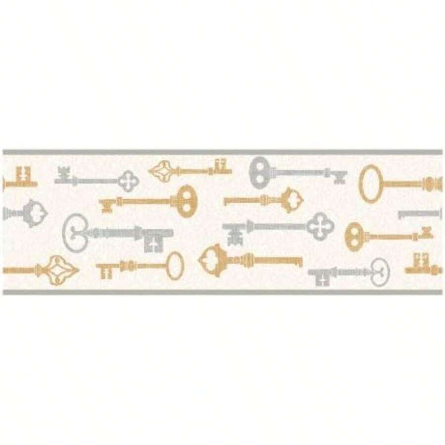 York Wallcoverings KB8641BD Bistro 750 - Papel pintado para pared, color blanco y beige(Muestra Beige .216) - Multicolor - Ver 1