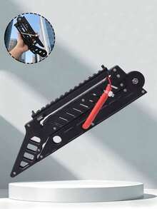 1 Set Outdoor Hunting ABS Foldable Slingshot, Suitable For Shooting Practice, Competition Entertainment, Easy To Install And Operate. Comes With High Elastic Rubber Bands, New Outdoor Target Practice Gadget, Lightweight And Portable Outdoor Leisure Tool, Suitable For Shooting Enthusiasts Practice, Can Be Given As A Gift To Family And Friends, Holiday/Birthday Gift - Black - View 2