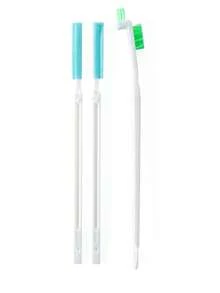 Set de 3 cepillos para limpiar las grietas de las tapas de tazas blancas - Blanco - Ver 6