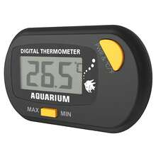 Digital Aquarium Thermometer With Probe, Waterproof Electronic Temperature Gauge For Fish Tank, Reptile, Turtle, With Memory Function, Suitable For Home Use - Multicolor - View 6