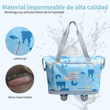 Rolling Travel Bags - 淺藍色 - 查看 4