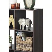 9 Cube Storage Organizer, 3 Tier Stackable Mdf Wood Bookcase, Open Storage Display Bookshelf, Storage Cabinet For Living Room, Bedroom, Home, Office, 35.5"L X 11.7"W X 35.5"H, Espresso - 濃縮咖啡 - 查看 5