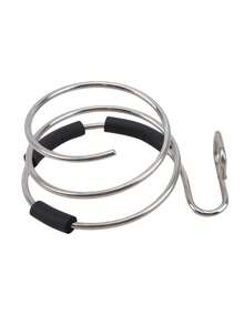 Bathroom Hair Dryer Holder, Salon Tool Rack, Adhesive Wall Mount Hair Dryer Spiral Holder, No Rubber Ring, Hole-Free Bathroom Storage Rack, Wall Mounted Display Shelf - Multicolor - View 13