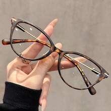 1 Pair Women's Cat Eye Glasses, Fashionable Butterfly Frame, Ultra-Light High Definition Glasses - Clear - View 4