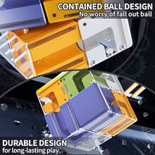 TEMI 3D迷宫魔方，益智玩具，儿童解谜玩具，生日派对礼物，适合3岁以上儿童[颜色随机] - 薄荷綠 - 查看 6