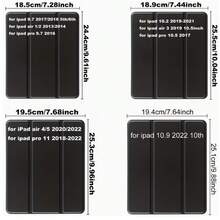 CJIAXIN Case Compatible With Ipad A16 2025 11-Inch Air, 13-Inch Air, M3 2025 7-Inch Mini, A17Pro 2024 11-Inch Air, 13-Inch Air, M2 2024 11-Inch Pro, 13-Inch Pro, M4 2024 12.9-Inch Pro, 7th/8th/9th Gen 10.2-Inch, 10th Gen 10.9-Inch, Air 4th/5th Gen 10.9-Inch, Pro 11th Gen 4th/5th/6th Gen, Mini 6 Soft Edge Protective Slim Transparent IPad Cover With Pencil Holder, Multi-Angle Folding Tri-Fold Stand - Black - View 2