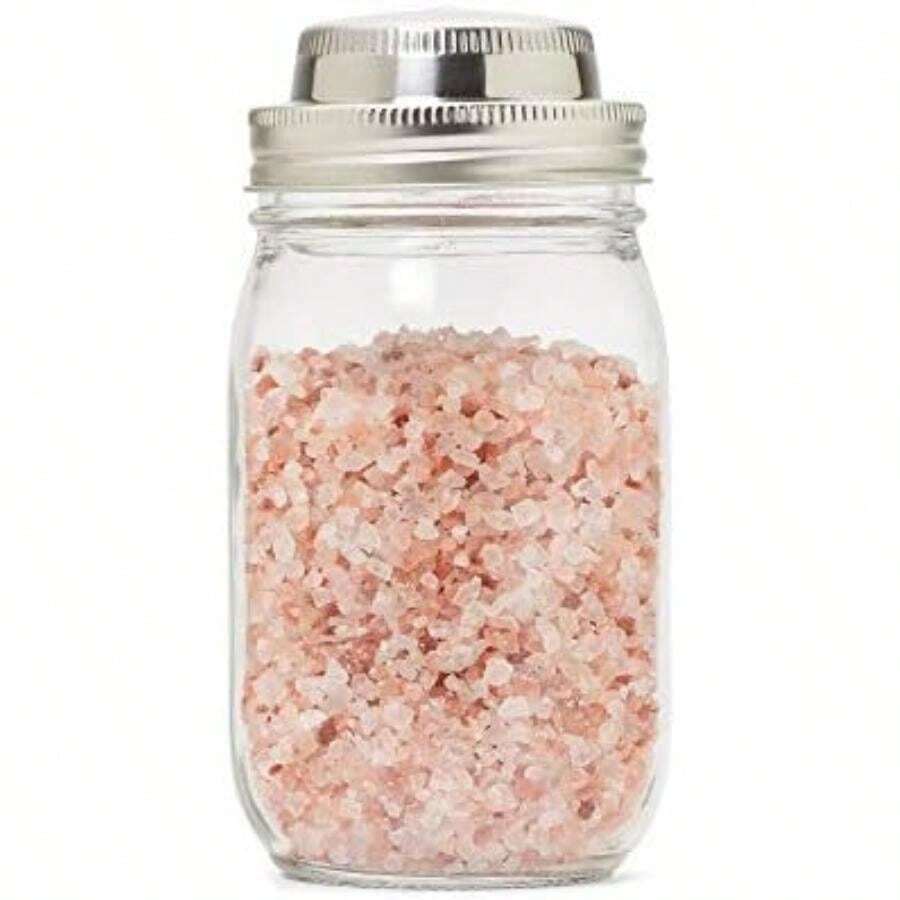 Jarware 3 en 1 Mason Jar tapa espiralizadora, boca ancha, acero inoxidable(Especias) - Multicolor - Ver 1