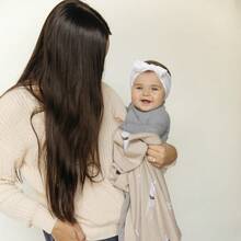 Manta Arrullo para Niños y Niñas - 100% Lujo Algodón Suave Tejido Cálido Acogedor Coche Cuna Recién Nacidos Bebés Niños Pequeños (Ciervo - Salvia) - Alpaca rosa - Ver 4