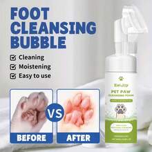 Espuma de limpeza de patas sem enxágue para cães e gatos, shampoo a seco com escova e hidratante, mantém as patas do seu amigo peludo frescas, produtos para higiene canina, suprimentos e acessórios para higiene canina, equipamentos para higiene canina, shampoo para cães, copo para limpeza de patas de cães - Multicolorido - Ver 5