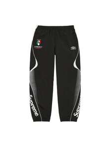 Supreme X UMBBO Sweatpants , Casual Pants ,Drawstring Elastic Waist Baggy Tapered Sweatpants With Pocket - 黑色 - 查看 4
