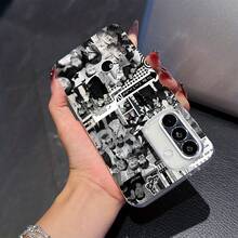 Funda trasera suave de TPU transparente para modelos de  Galaxy con el popular héroe débil del cómic coreano, adecuada como regalo para hombres y mujeres, diseñada para ser compatible con varios dispositivos de la misma marca. - Mezcla de colores - Ver 4