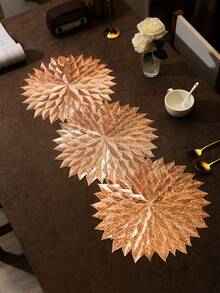 1pc Rectangular Floral Table Runner, 100cm Long X 35cm Wide, PVC Material, Washable, Easy To Clean, Wipe-Able, Non-Slip, Suitable For Room Decor, Dining Table Decor, Home Decor, Party Decor, Applicable For Holidays, Parties, Birthdays, Weddings, Gifts, Dinners - Multicolor - View 6