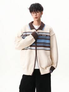 Men Jackets And Coats - Apricot - View 5