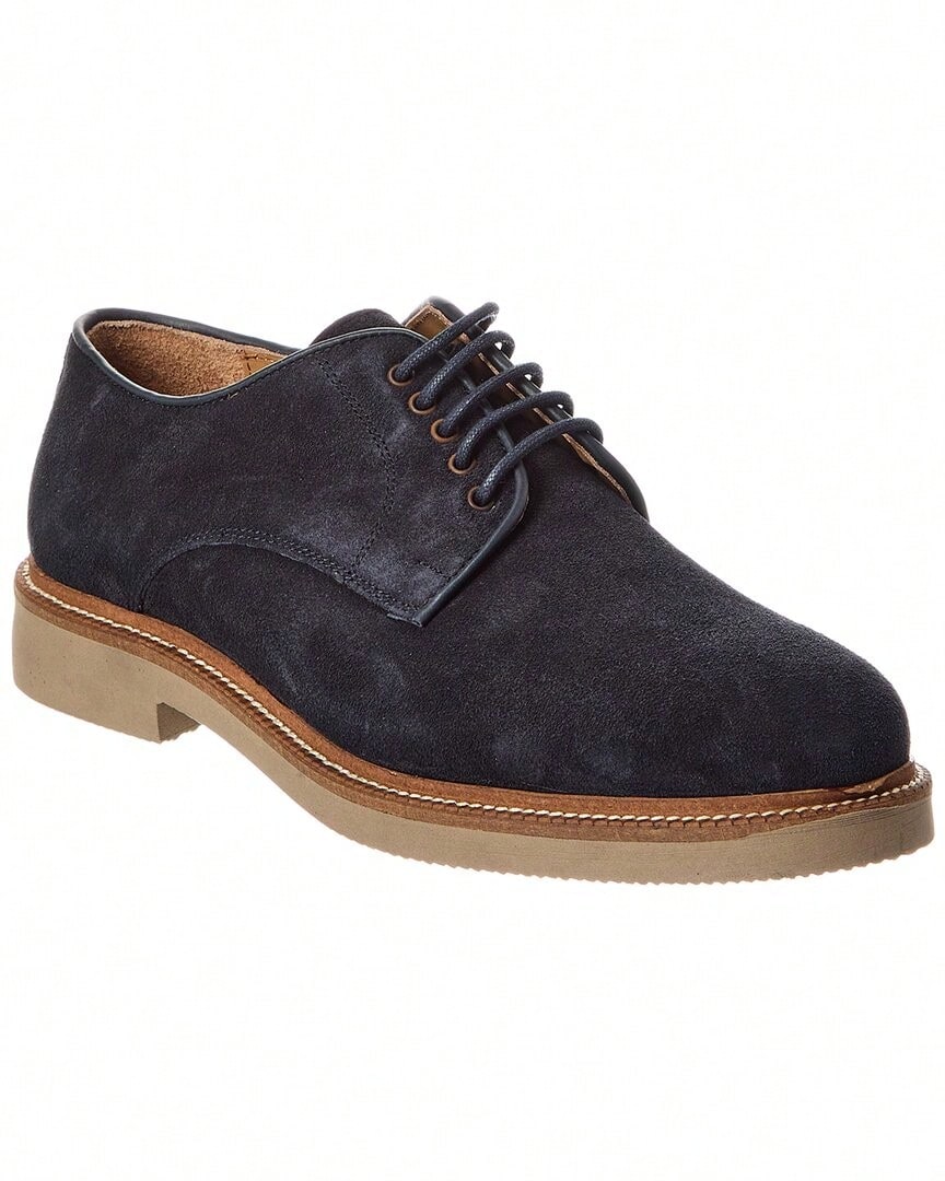 Bruno Magli Dario Suede Derby - 藍色 - 查看 1