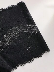 3pcs/Set Celana Dalam Wanita Motif Pita dan Renda Warna Polos, Pakaian Dalam Wanita Seksi & Romantis - MultiWarna - View 8