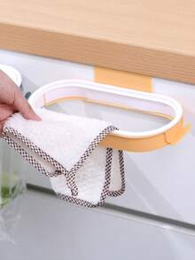 1 pieza Estante colgante para basura, Estante para basura montado en la pared, Estante colgante para almacenamiento de basura, Estante para bolsa de basura con cubierta para dormitorio, Estante de almacenamiento de basura para puerta de gabinete del hogar - Multicolor - Ver 5