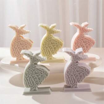 旋转舞者蜡烛模具 斋月装饰硅胶模具 大豆蜡开斋节蜡烛模具 礼品创意 家居装饰